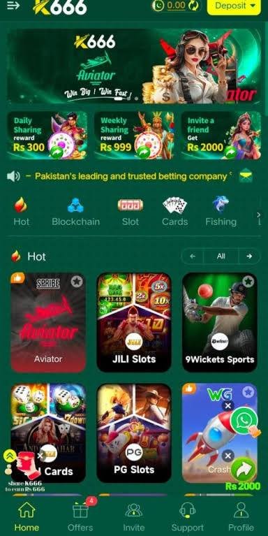 K666 new earning game