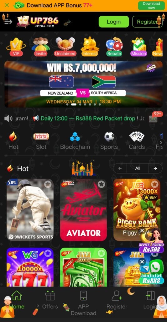 UP786 earning game app