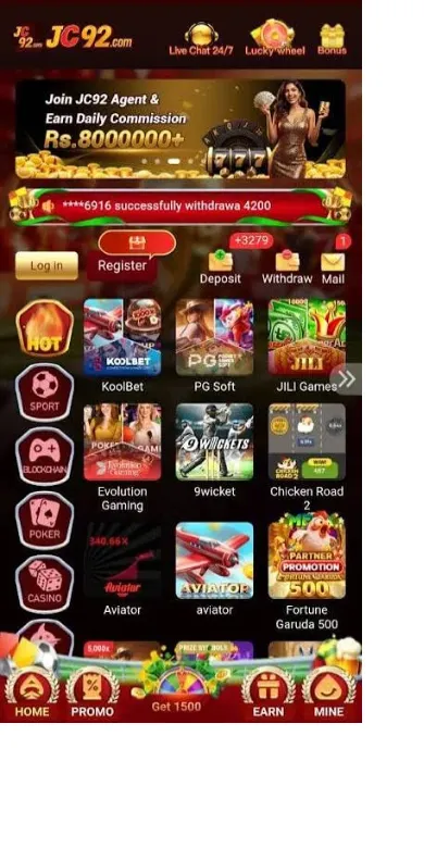 JC92 Game apk 2026: free Earning app. 2 JC92 game